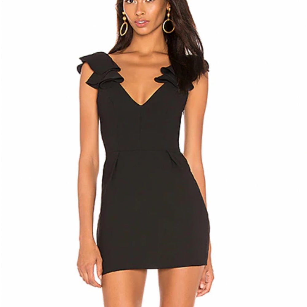 Amanda Uprichard black “Gimlet Dress”